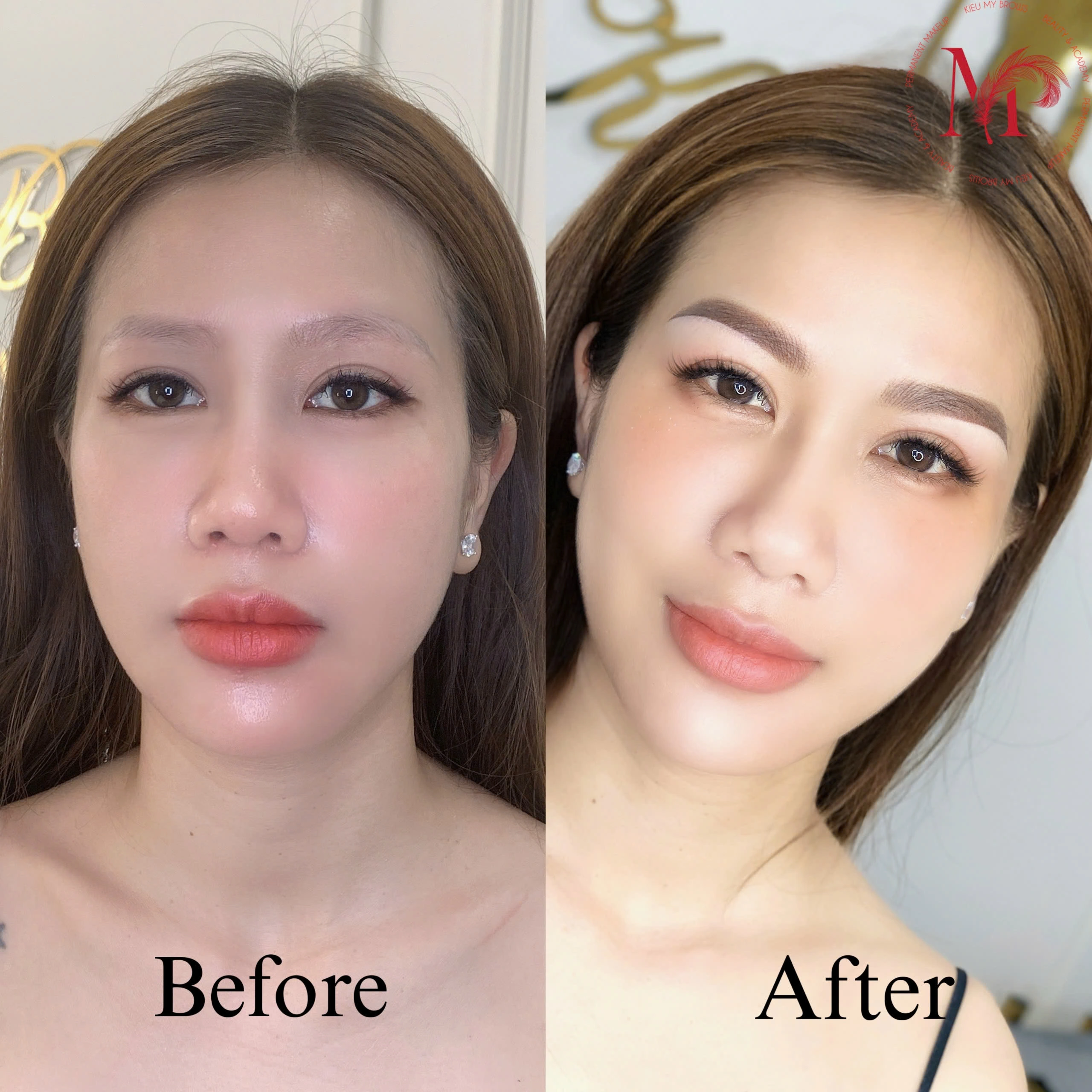 Phun mày Ombre góc ảnh 4
